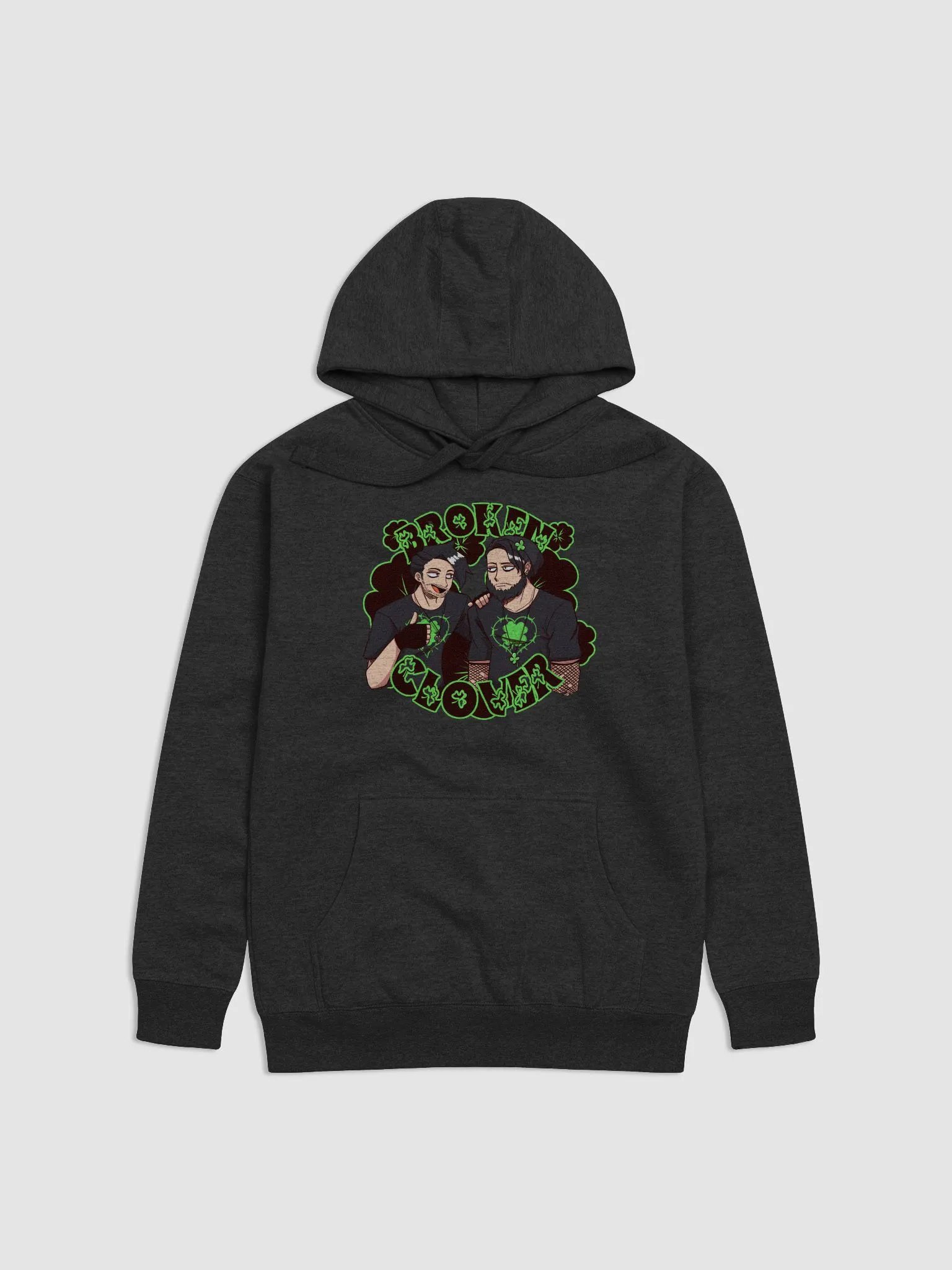 BrokenXClover (Black Clover Side) Basic Hoody product image (1)