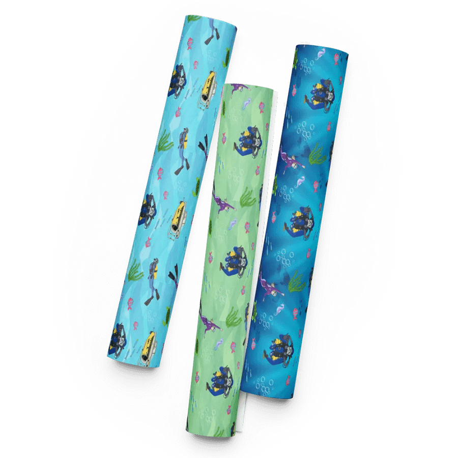 Deep Diving Wrapping Paper Set product image (4)