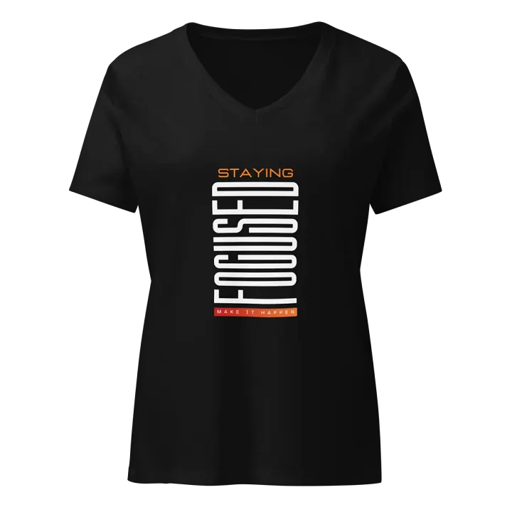 Staying Focused V-Neck Tee product image (1)