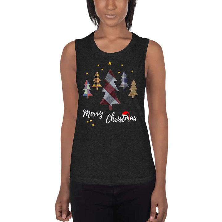 Happy Holidays in Christmas Women's Flowy Muscle Tank product image (1)