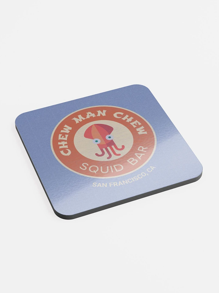 Chew Man Chew Squid Bar Beverage Coaster product image (2)