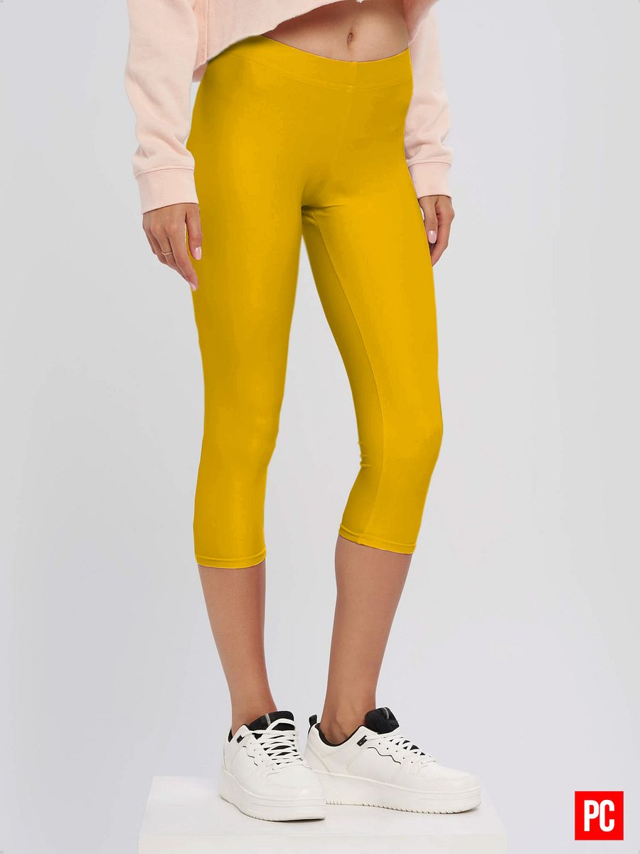 Plain Color Amber Capri Leggings product image (2)