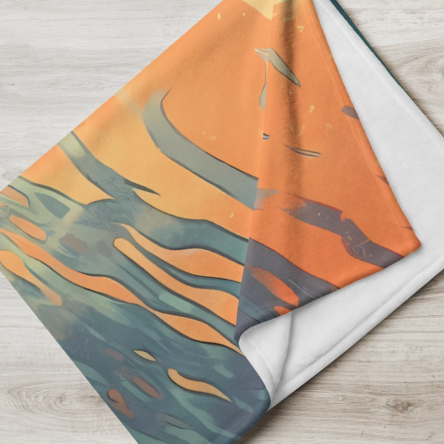 Dachshund Weiner Swimming Throw Blanket product image (6)