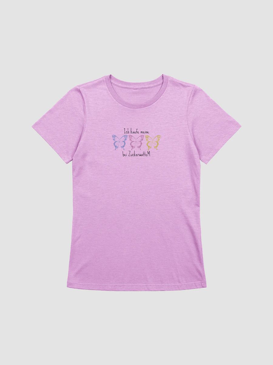 Ich kaufe Schmetterlinge - Shirt, Damen, schwarze Schrift product image (4)