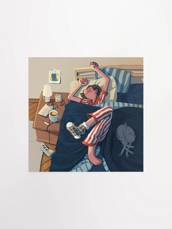 Cozy Morning Stretch Matte Poster product image (1)