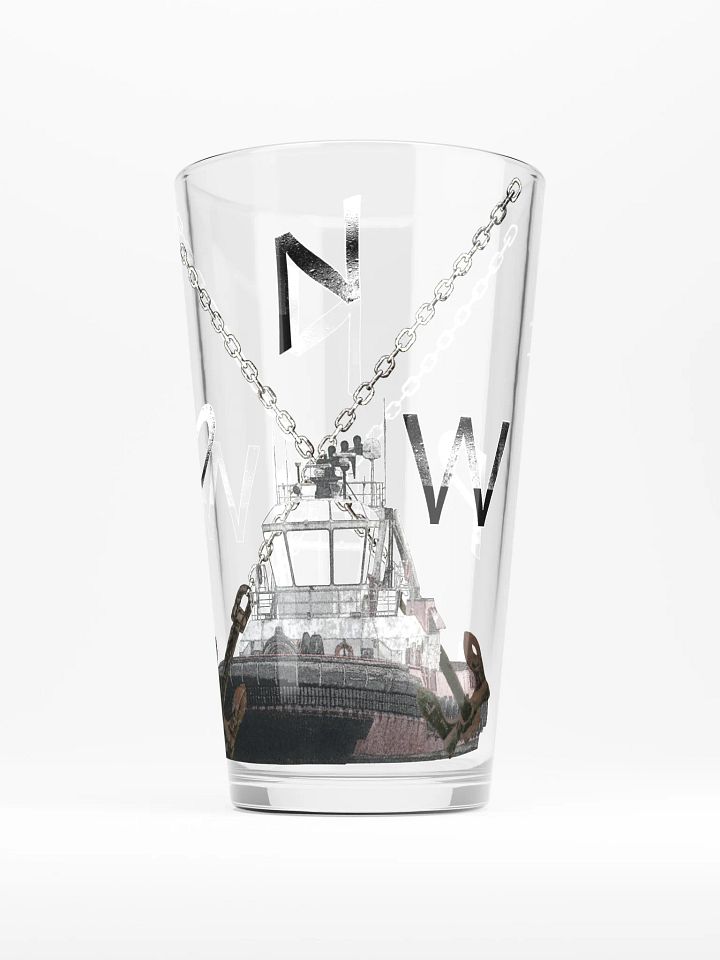 X Ancher Chain PNW 16oz Pint Glass product image (1)