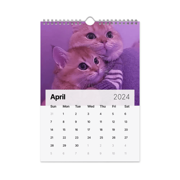 Wall Calendar (2024): Meme Cats product image (2)