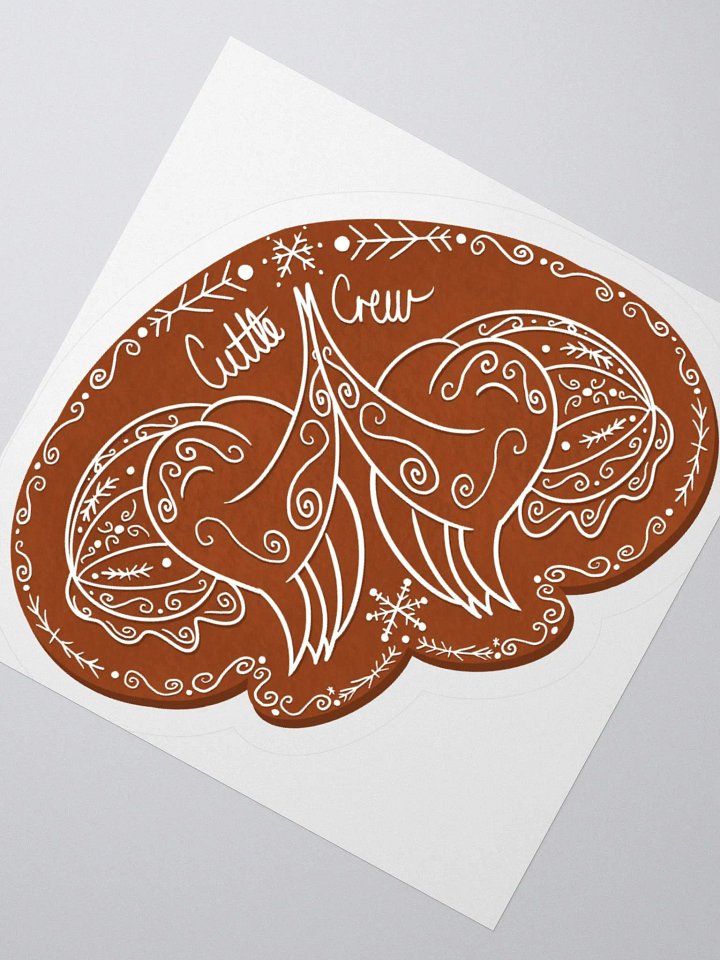 Gingerbread Cuttle Crew Sticker product image (1)