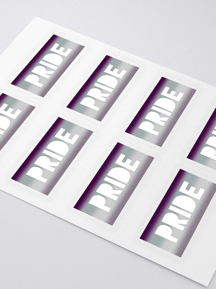 Asexual Pride On Display - Stickers product image (2)