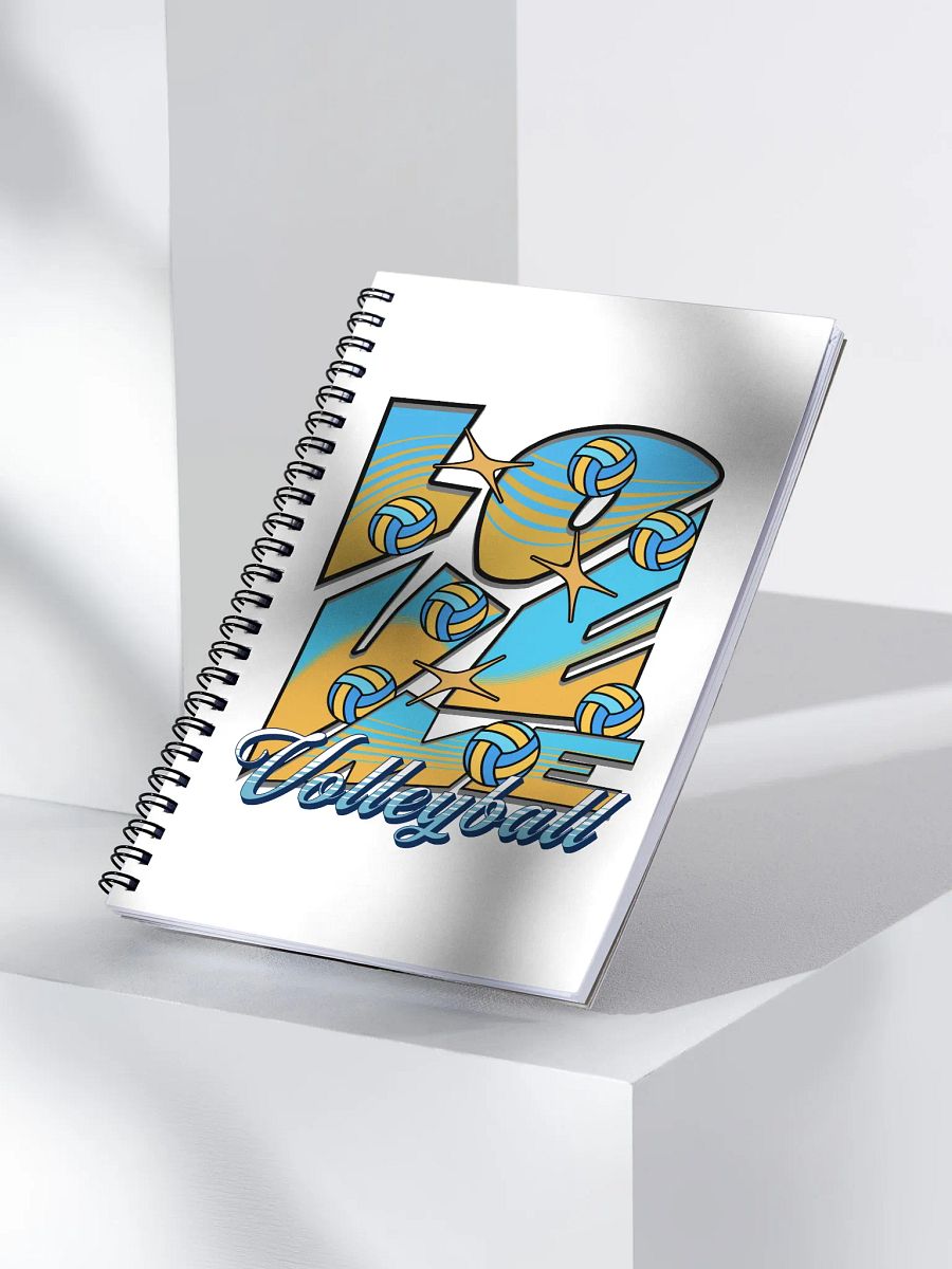 Love Me Volleyball Spiral Notebook product image (3)