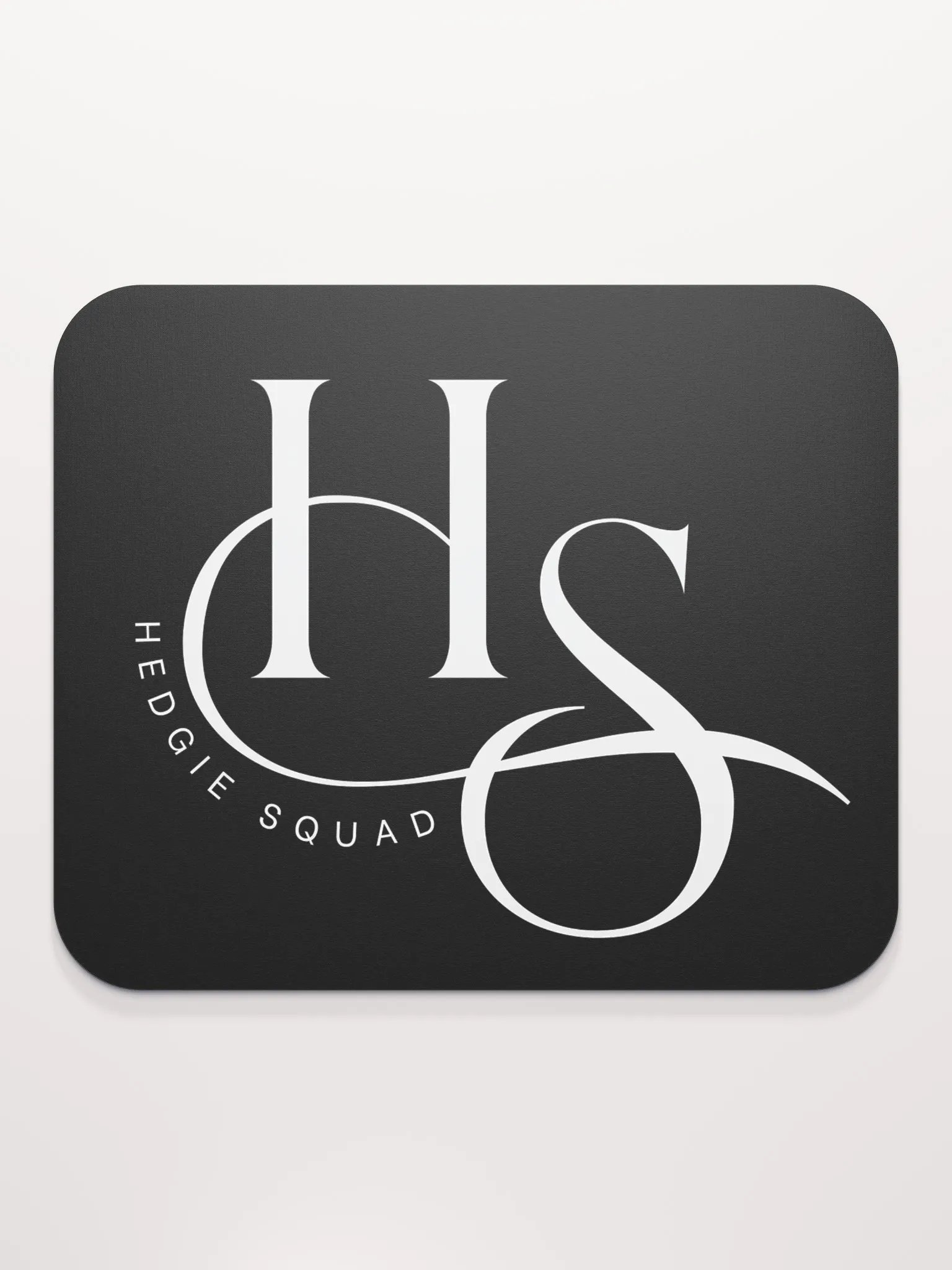 Hedgie Squad black mousepad (8.7″ × 7.1″ // 22cm × 18cm) product image (2)