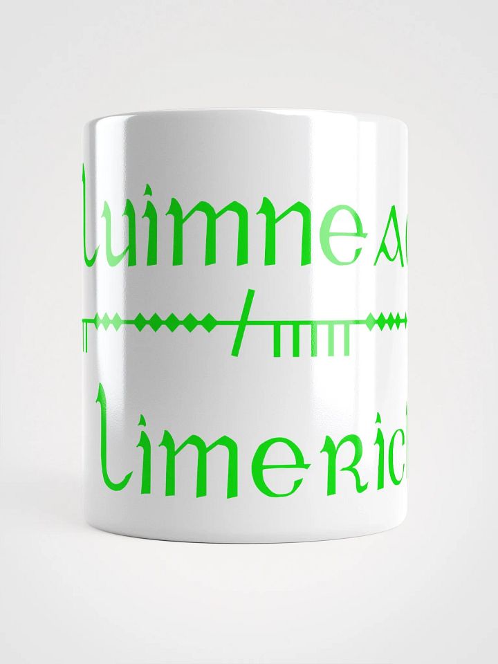 Limerick/Luimneach Scholastic style Ogham Ogham Mug product image (1)