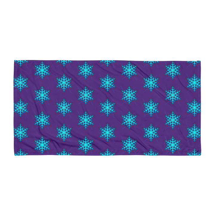WICKED WINTERS ELECTRIC SNOWFLAKE TOWEL product image (1)