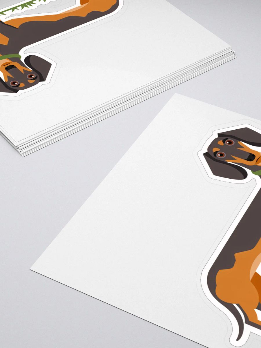 Dachshund Vinyl Sticker - Cute Wiener Dog Design product image (15)