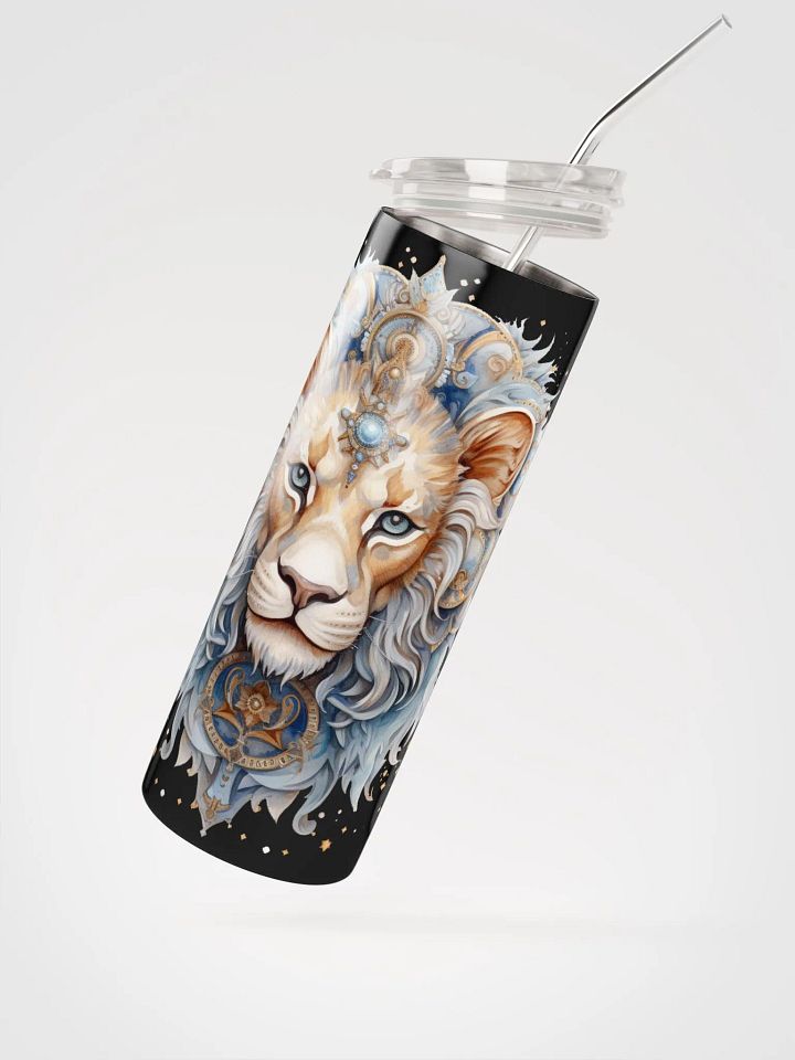 Elevate Your Leo Spirit with this Eco-Friendly Stainless Steel Tumbler | Perfect Zodiac Gift! product image (2)