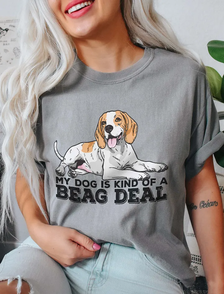 Beag Deal T-Shirt of a Beagle | Funny T-Shirt for Beagle Paw-rents product image (1)