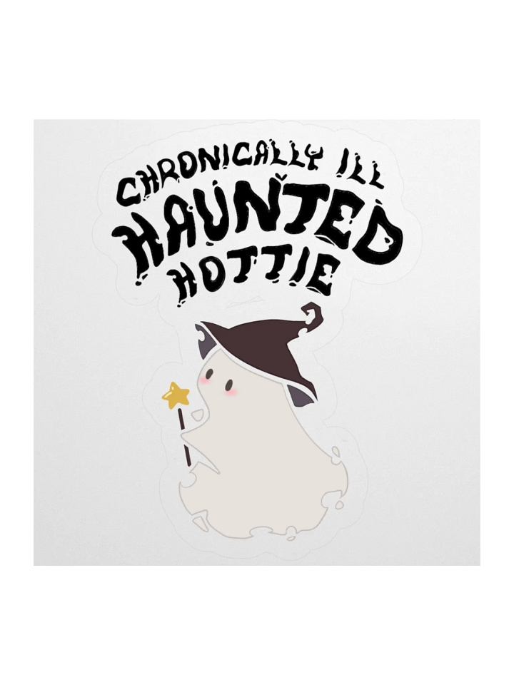 Chronically ill Haunted Hottie Sticker product image (1)