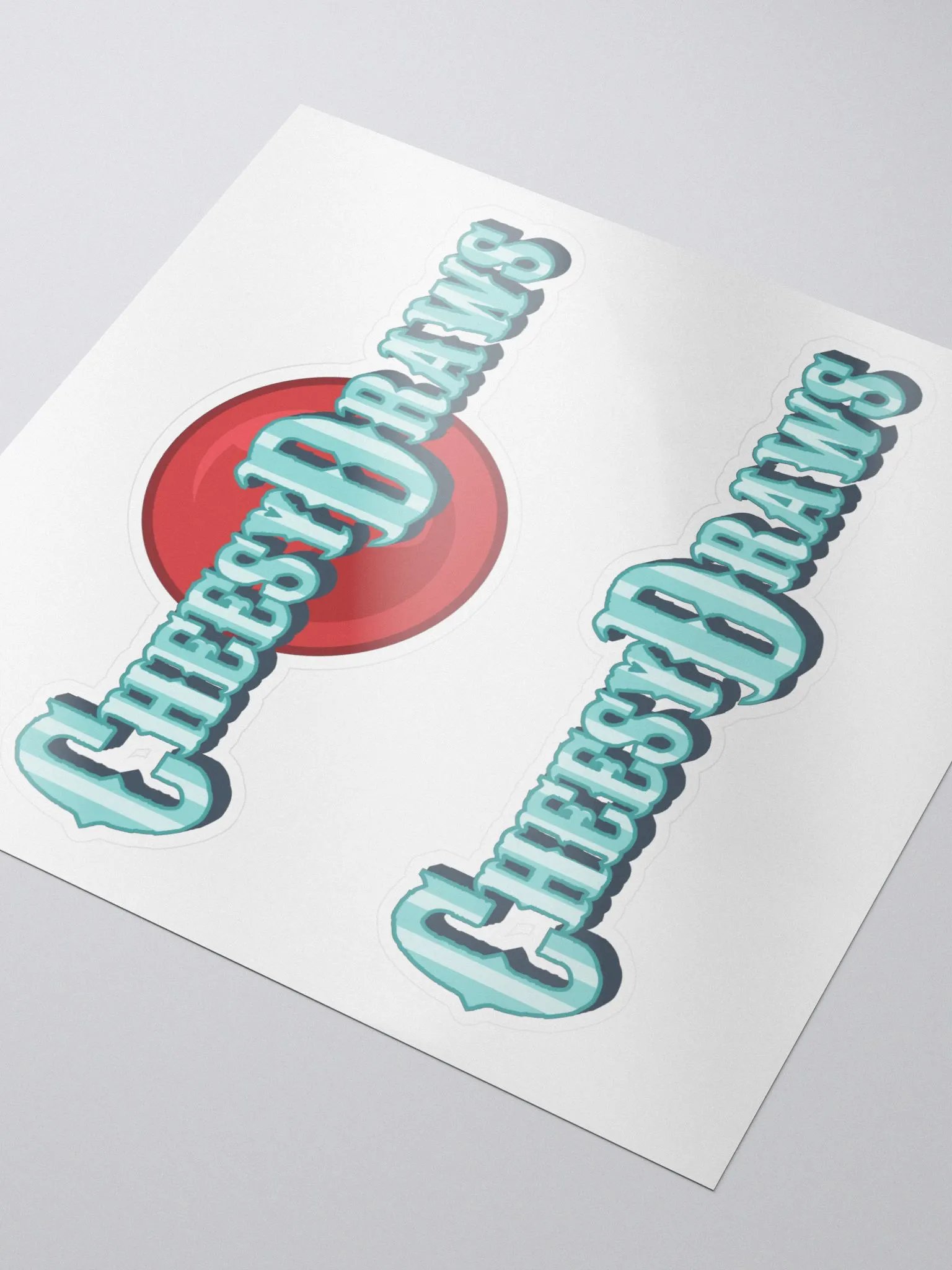 CheesyDraws Wordmark Stickers product image (3)
