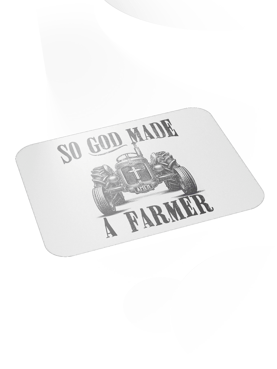 Vintage - So God Made a Farmer Mousepad product image (4)
