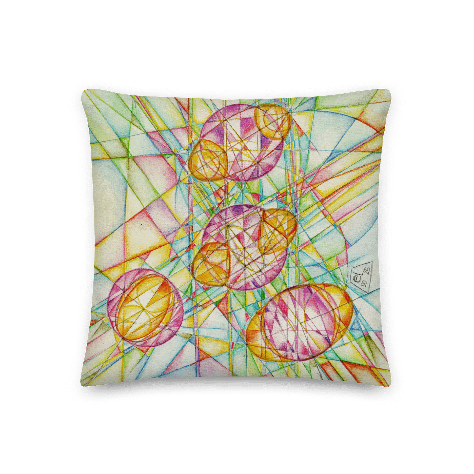 Poinsot's Paper Spaceship 2+3 - Physics of the Gyroscope Pillow product image (2)
