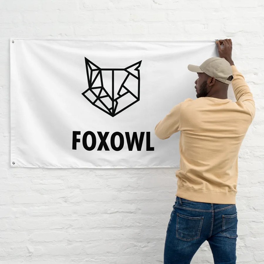 FOXOWL FLAG (WHITE) product image (11)