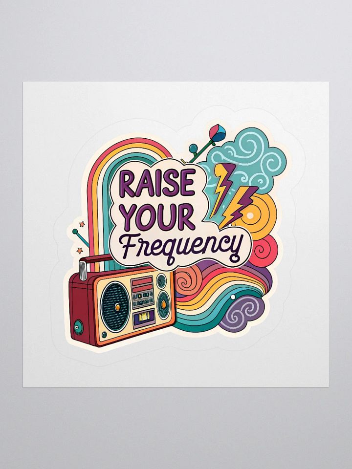 Raise Your Frequency Psychedelic Stickers product image (1)