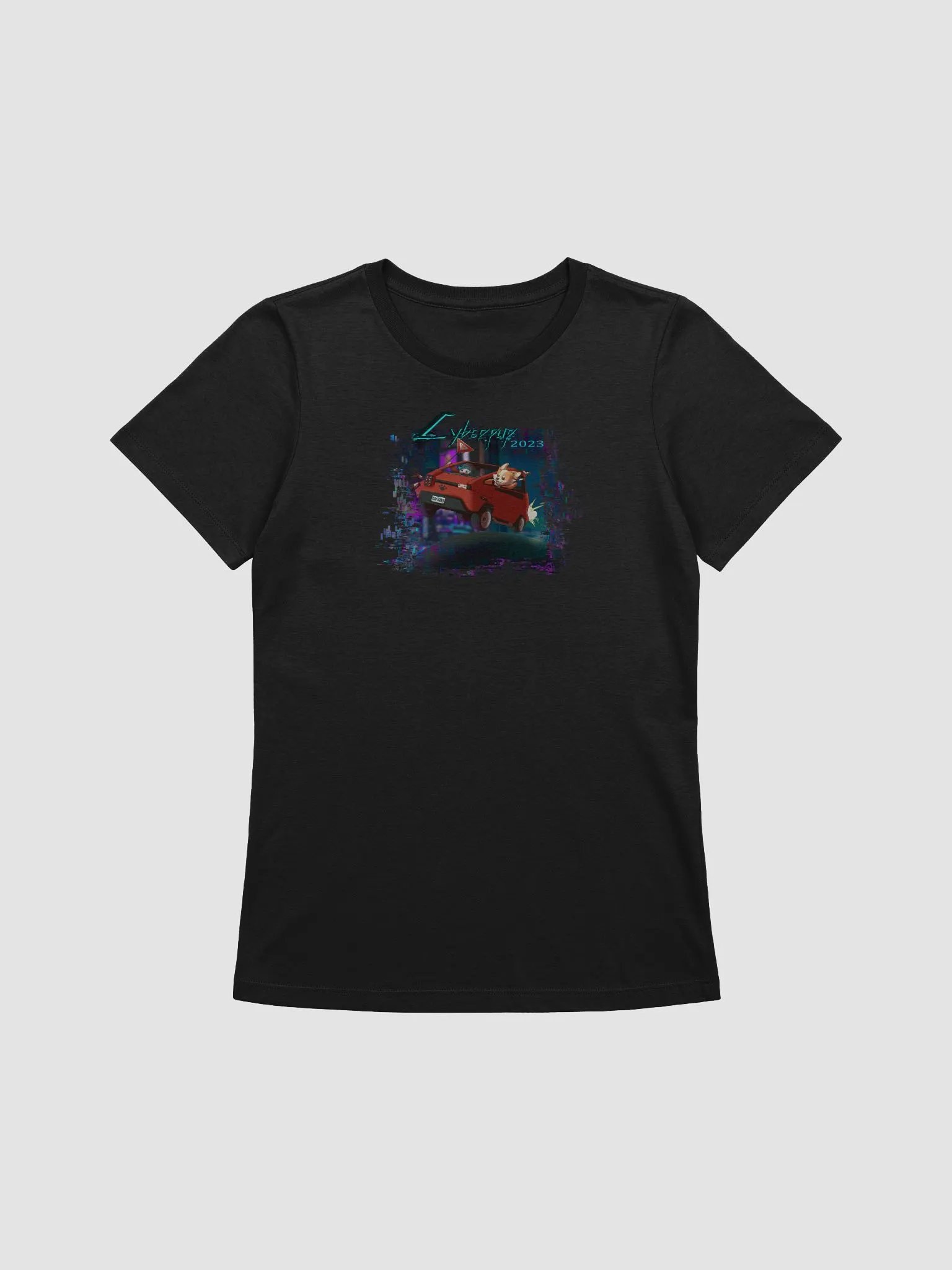 CYBERPUP PAWSQUAD | FEMME FIT TEE product image (1)