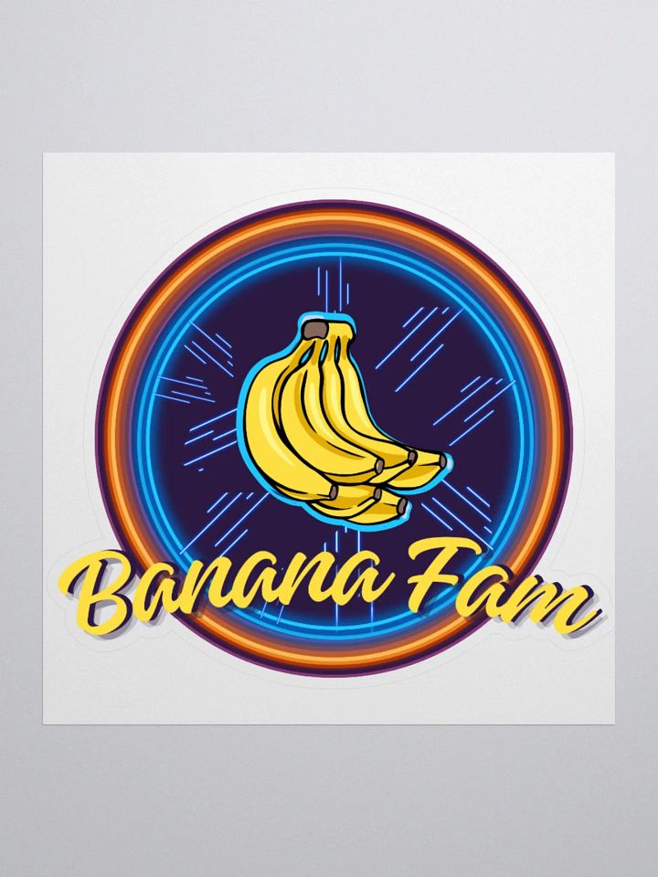 Banana Fam Logo Sticker product image (1)