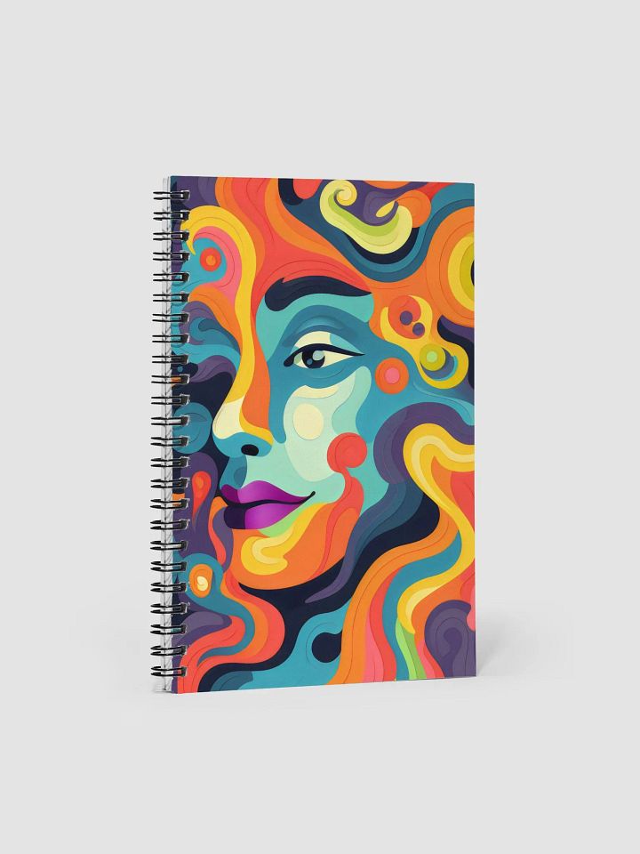 Psychedelic Swirls Spiral Notebook product image (1)