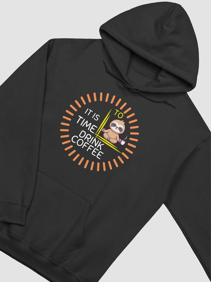 Coffee Lover Zen Sloth Hoodie product image (2)