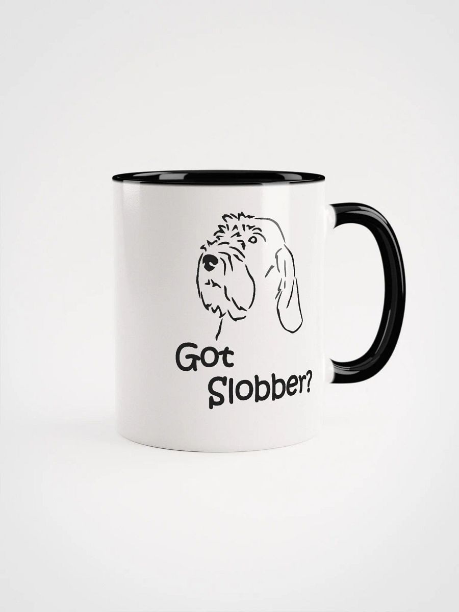 Funny Got Slobber Quote with Spinone Italiano Head Silhouette Mug product image (1)