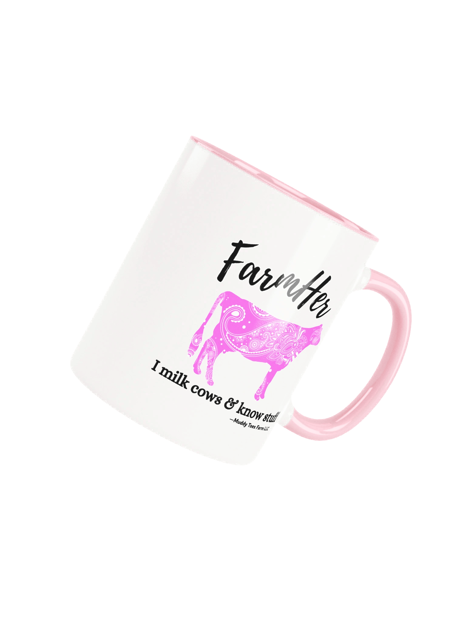 FarmHer Paisley Cow Ceramic Mug product image (4)