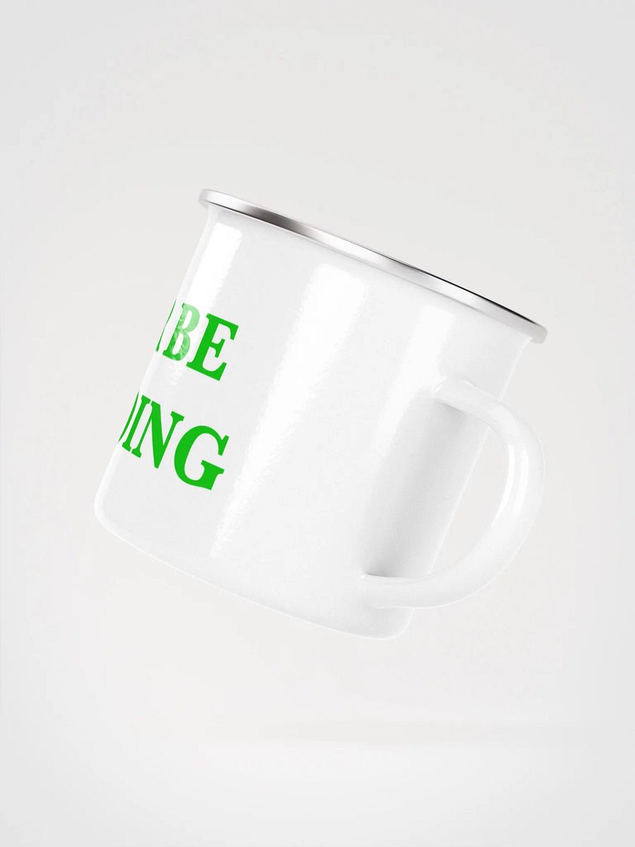 I'd rather be Homesteading Enamel Mug product image (3)
