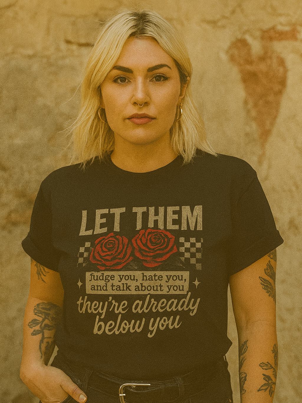 LET THEM Tee — For the Woman Who Doesn’t Lose Sleep Over Opinions product image (1)