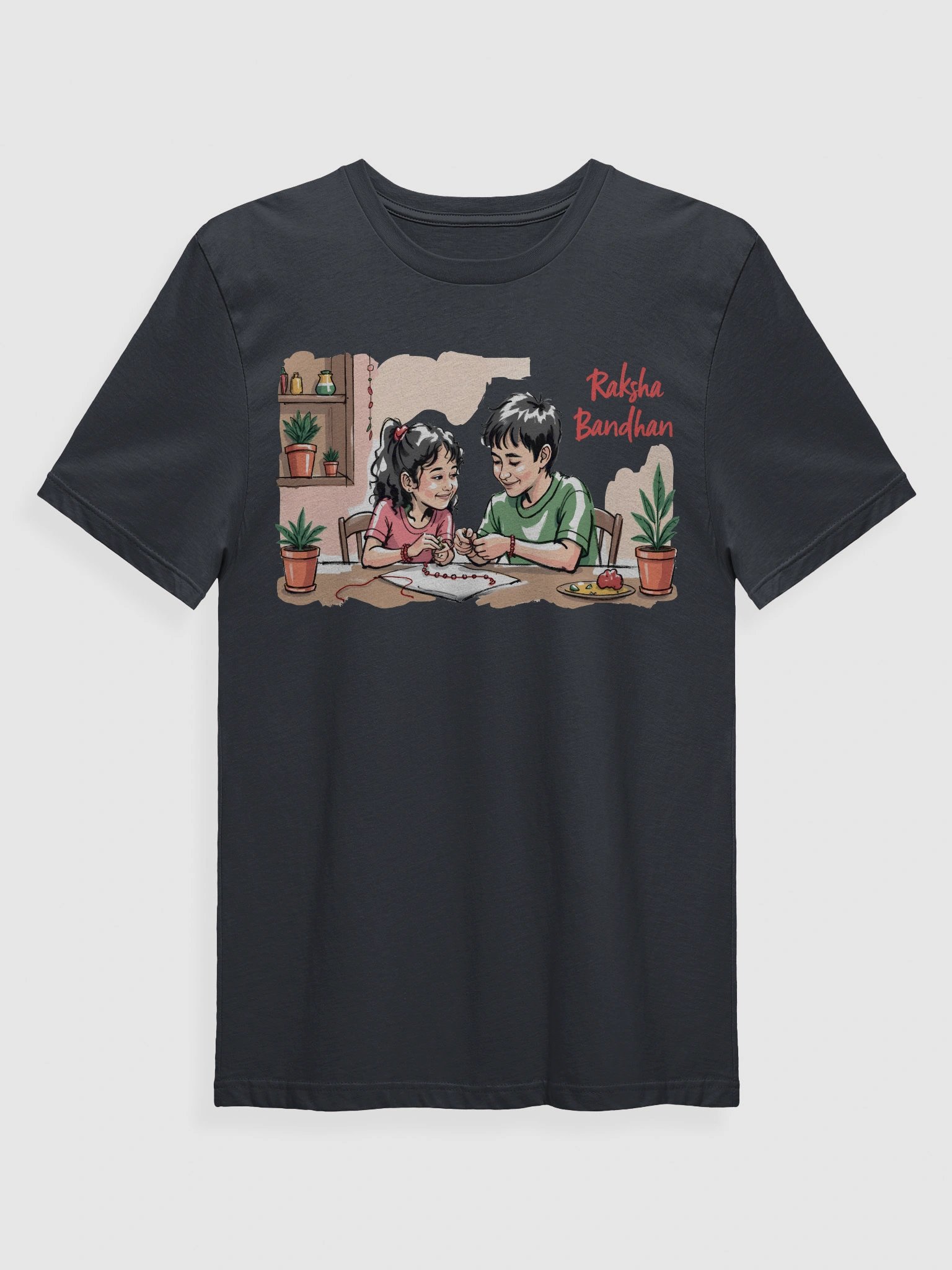 Traditional Raksha Bandhan: Sister’s Love in Art Supersoft T-Shirt product image (4)