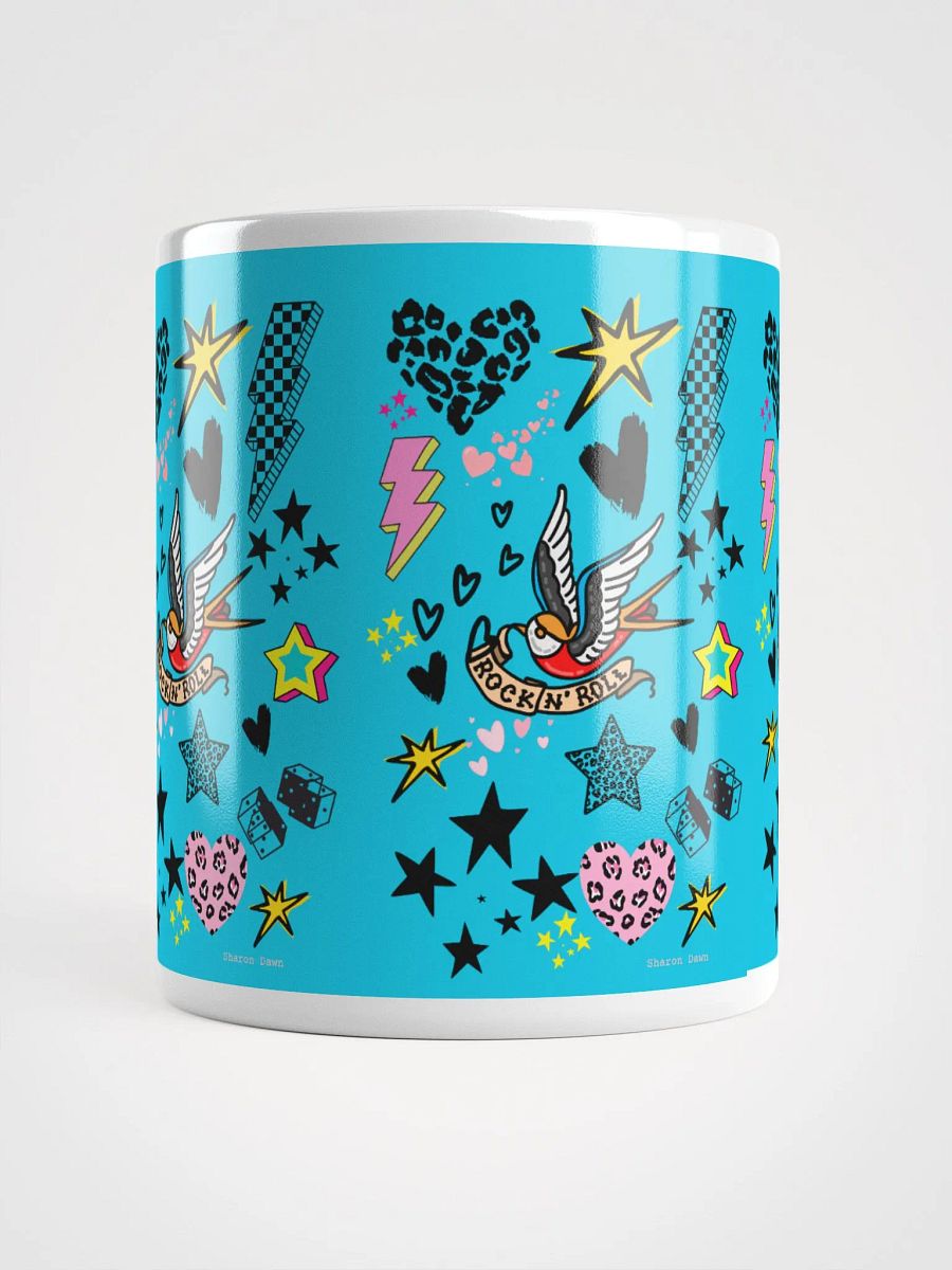 Rock N Roll Tattoo Print Mug - 3 sizes available product image (5)