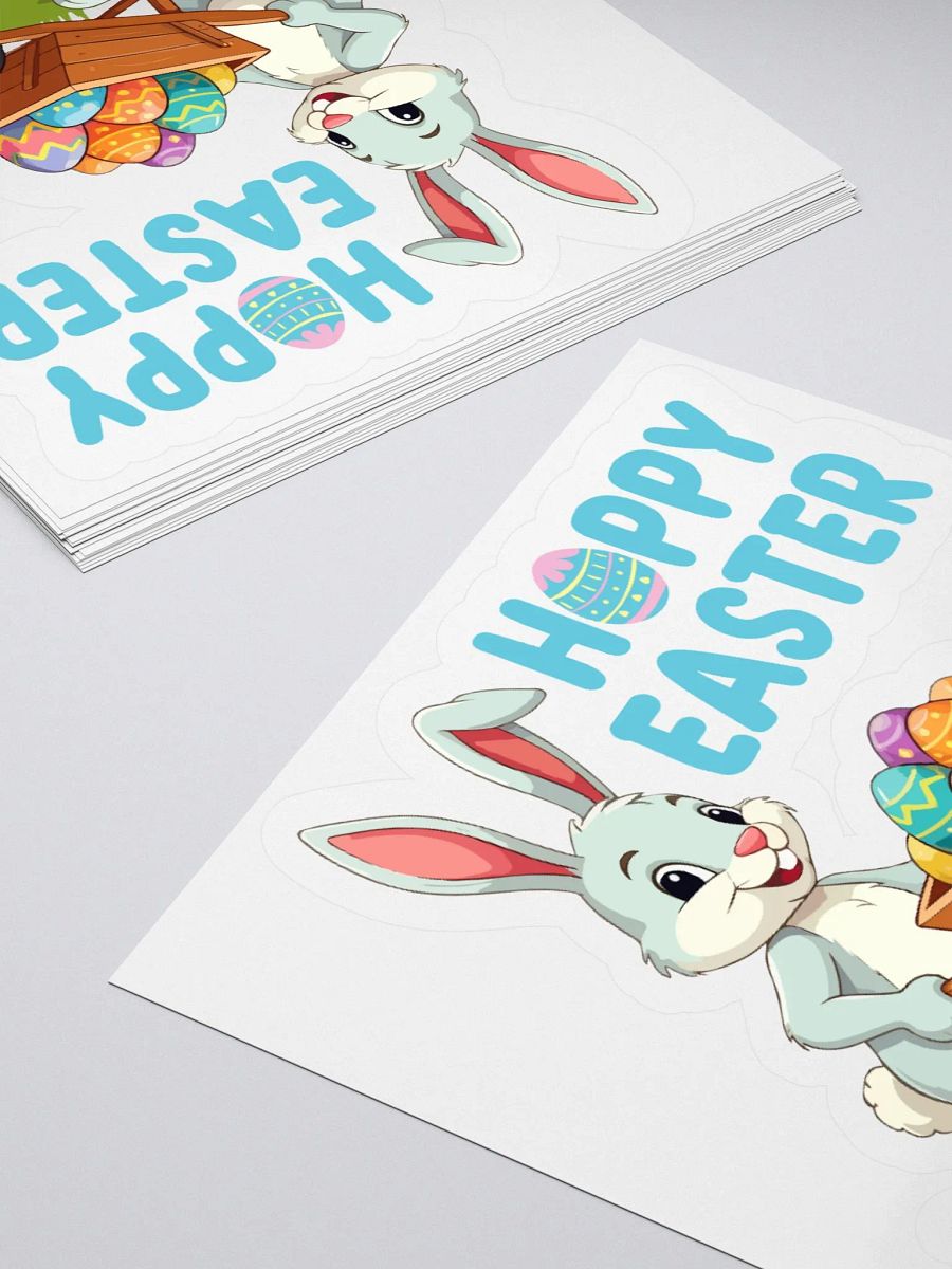Hoppy Easter with Easter Bunny Sticker product image (4)