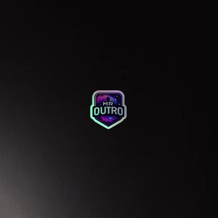 MROutro Galactic Emblem Holographic Sticker Set product image (4)