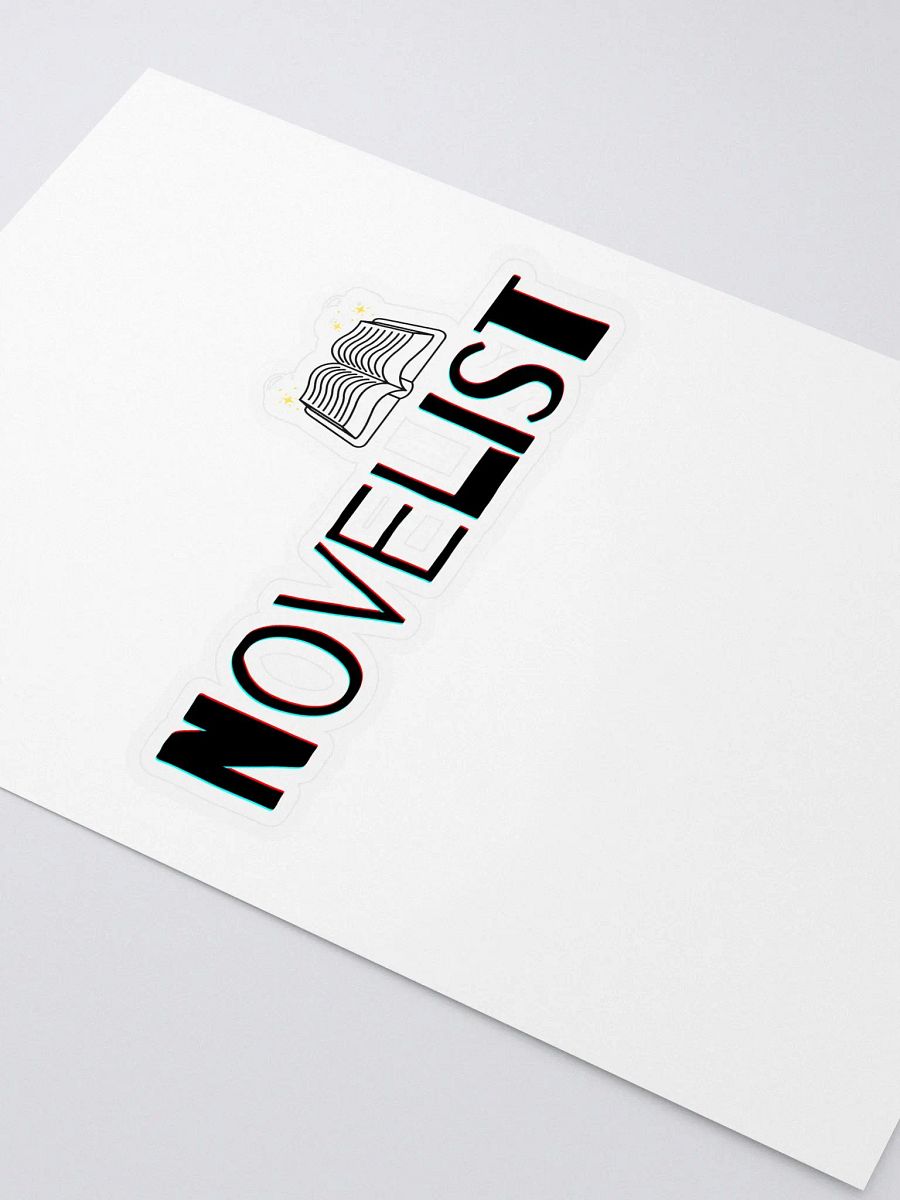 Novelist Sticker - Black Text product image (2)