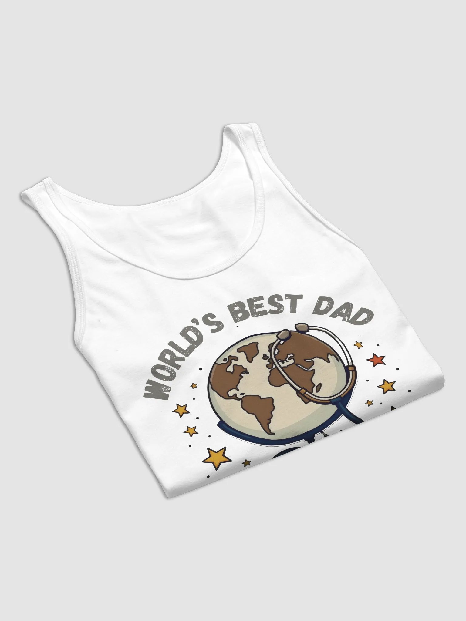 World's Best Dad Medical Globe Tank product image (53)