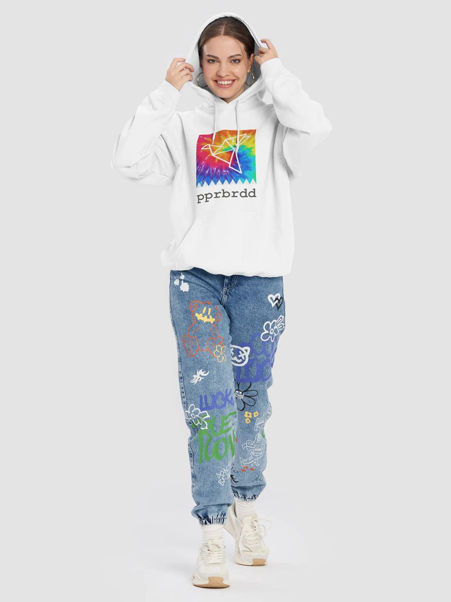 Trippy (White) Hoodie product image (8)