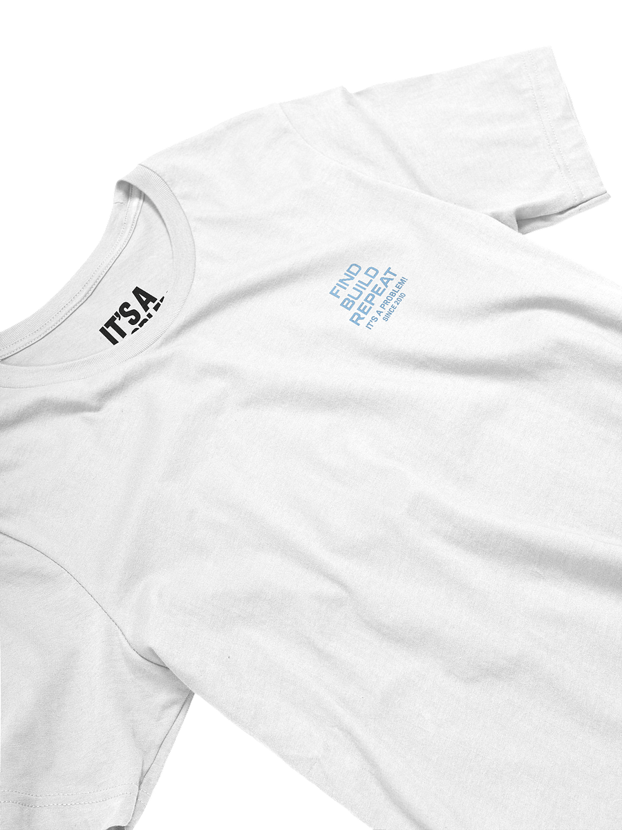 FIND BUILD REPEAT T-Shirt – Blueprint Glow Edition | IT’S A PROBLEM!® product image (11)
