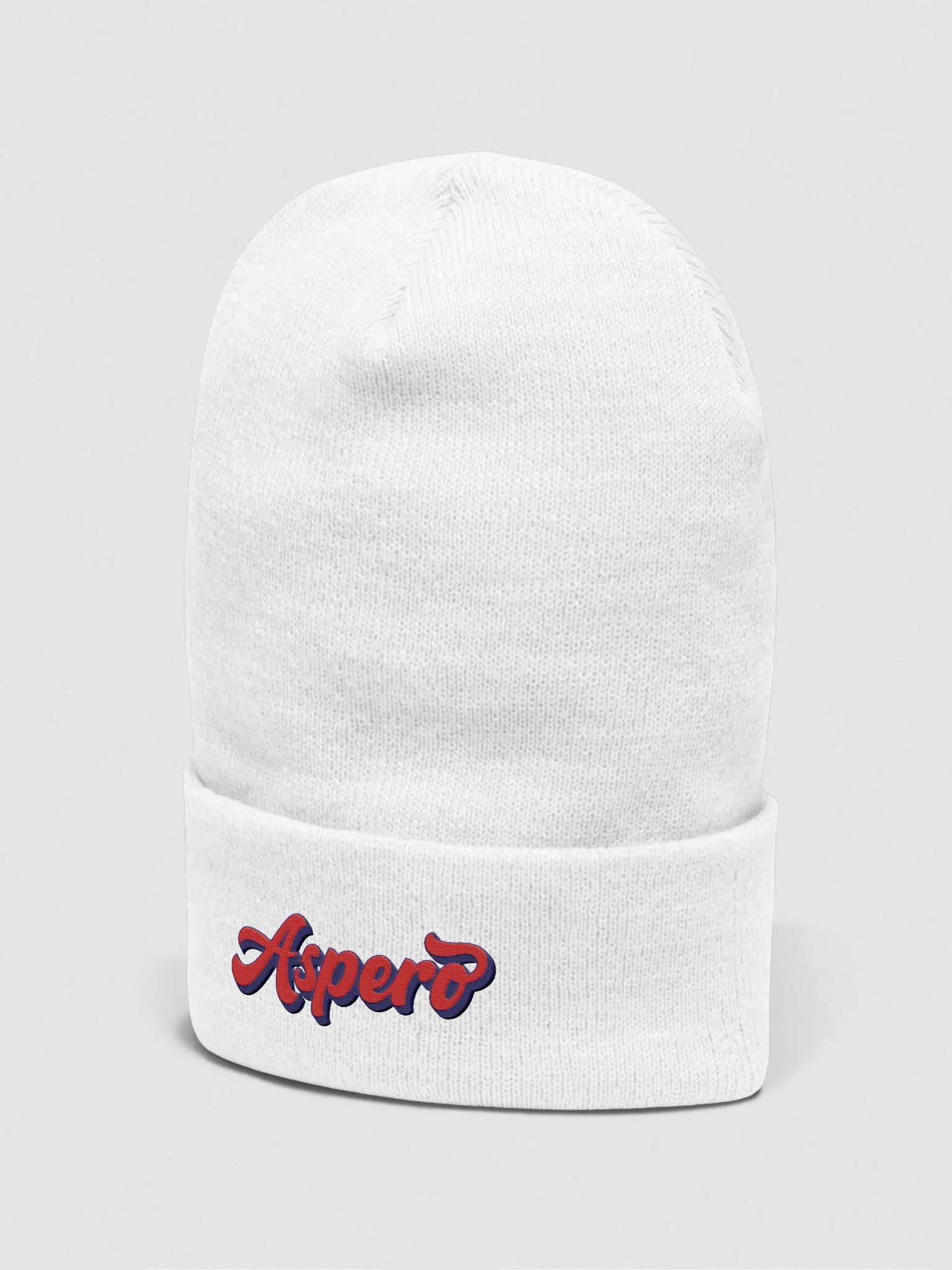 Aspero Yupoong Cuffed Beanie R/B product image (43)