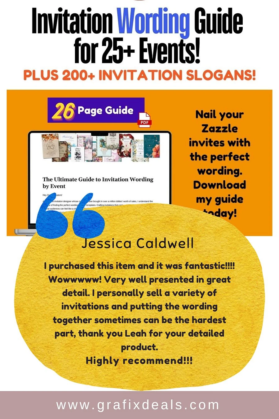 The Ultimate Wording Guide for Invitations - Zazzle Resources product image (2)