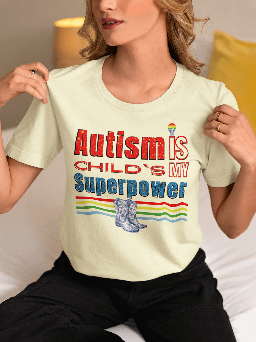 Autism Is My Child’s Superpower, Bella Canvas T-shirt product image (1)