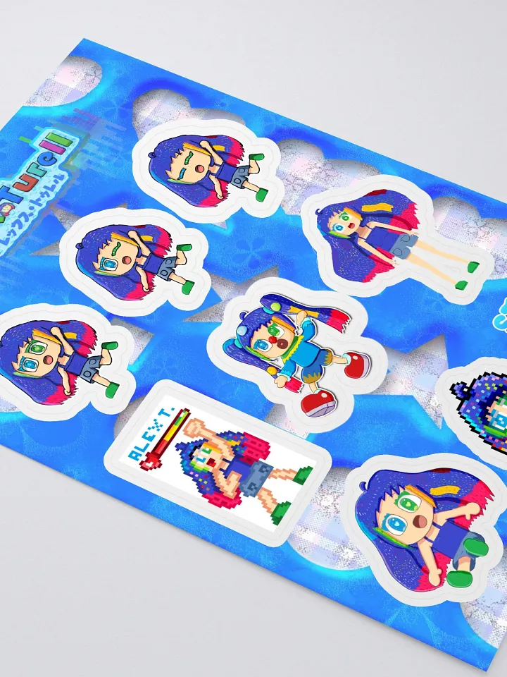 Cute n' seiso Set of 8 Stickers product image (2)