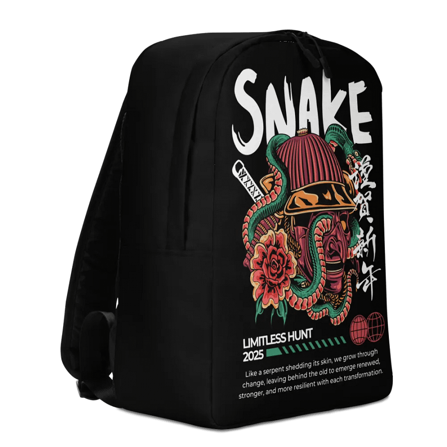 The Samurai/Snake Unisex Backpack product image (3)