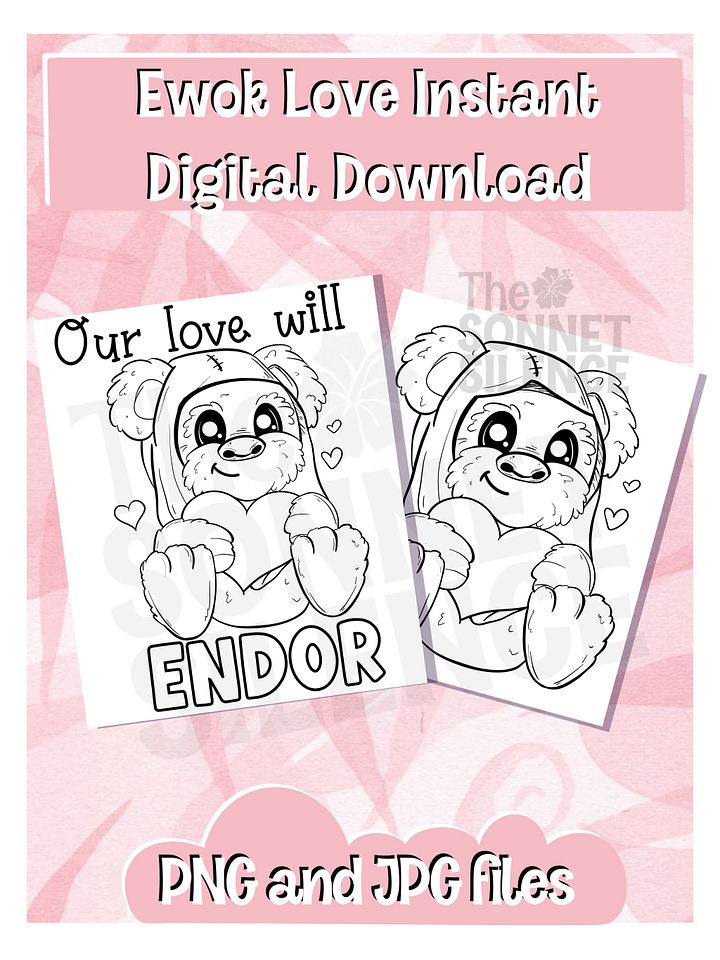 Ewok Love Digital Download product image (1)