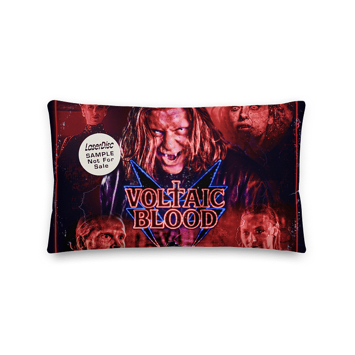 Voltaic Blood Vintage Horror Pillow! product image (2)