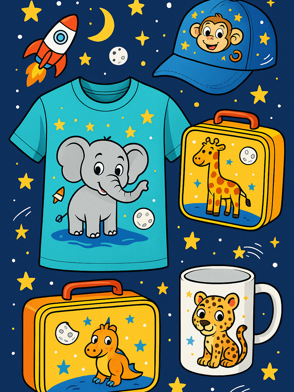 80+ Jungle Animals Vector Graphics Instant Download product image (2)